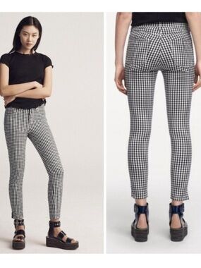 Rag & Bone Capri Gingham Pants